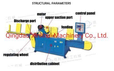 High Quality Base Plate Trimming Machine Floor Shingling Machine Low Price Fumigation-Free Wooden Box Equipment Double End Chamfering Machine