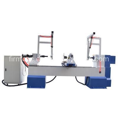 New Design CNC Wood Turning Lathe Machine for Stair Handle Manufacturing