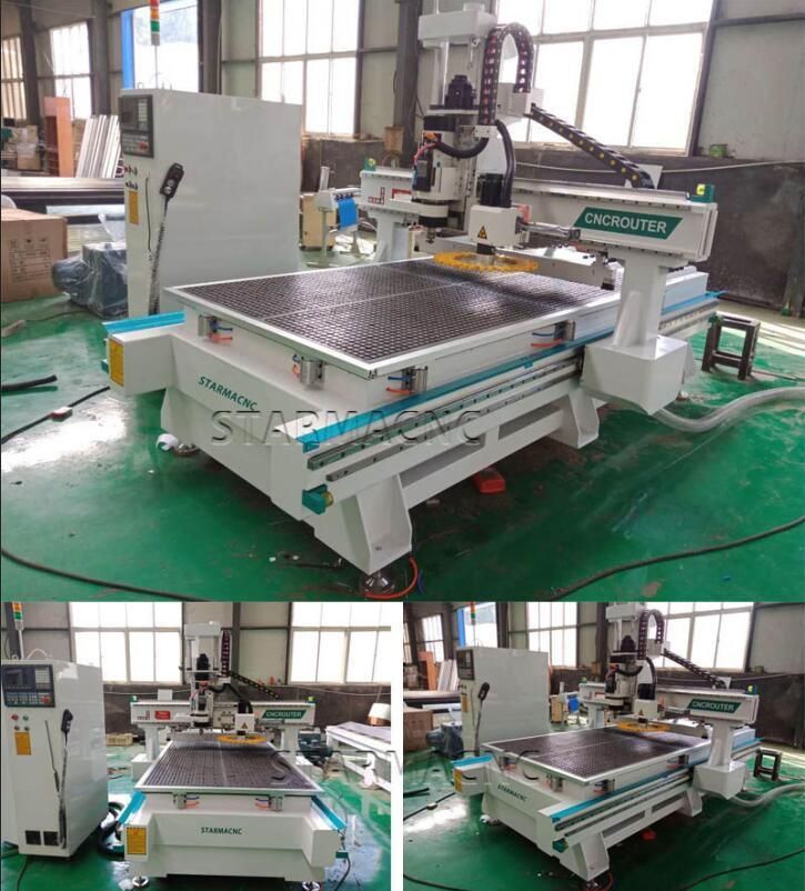 China Carousel Automatic Tool Changer Atc Wood CNC Router Woodworking Cutting Machine Supplier 1325 2030 2040