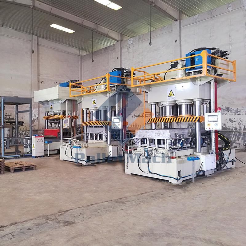 Double Moulds Hot Press Wood Pallet Making Machine