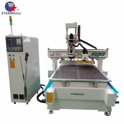 Panel Furniture Woodworking Machine with 12PCS Auto Tool Changer CNC Router