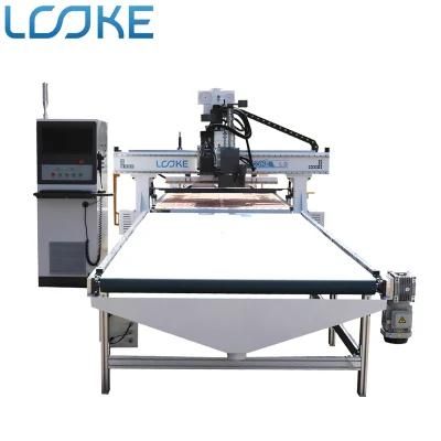 9kw Two Steps Woodworking Atc Wood CNC Router 1325 4X8FT 380V for Furniture