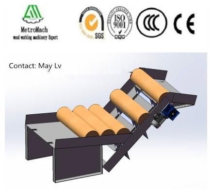 Plywood Complete 4 Feet Core Veneer Rotary Peeling Line with Log Debarker Machine