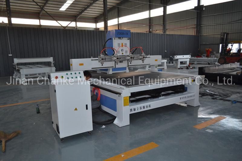 4 Spindles Multi Head Atc Wood CNC Router