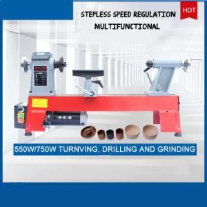 Multifunctional Automatic Double Axis Wood Copying Lathe Turning Wooden Legs, Staircase, and Baseball Bat