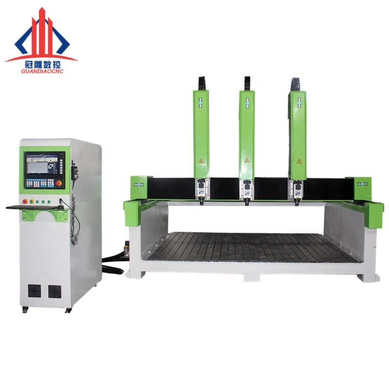 High Efficiency CNC Carving Engraving Foam Marble Granite Stone Machine