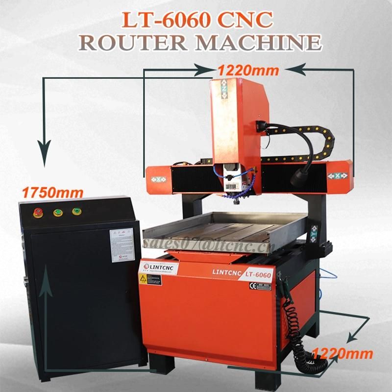 High Quality 4040 6060 6090 Mold Metal Engraving Mini CNC Router for Ploystyrere Foam Aluminium Copper Alloy