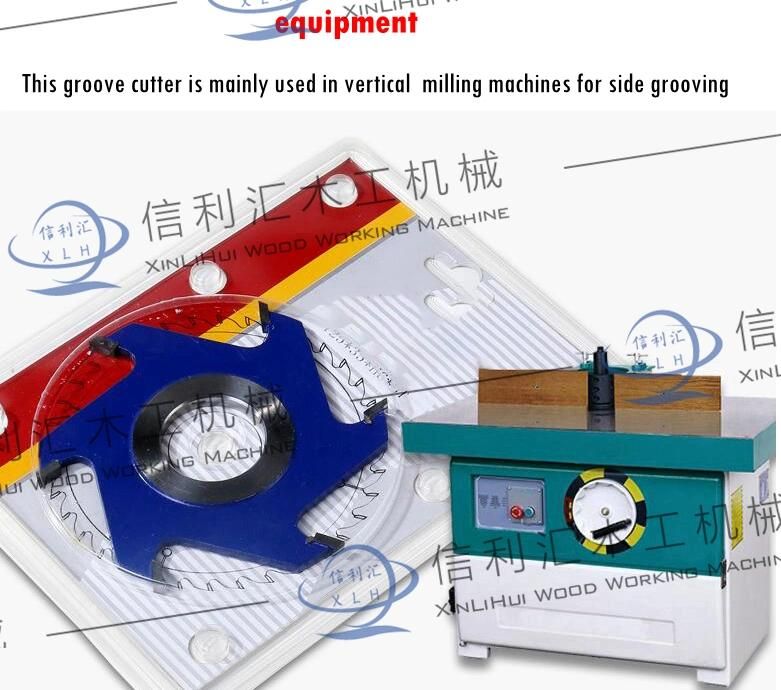 Tungsten Carbide 4 Wings / 6 Wings Cutter Head Spindle Moulder Milling Cutter Head D130*D30*H19*6t Using for Woodworking