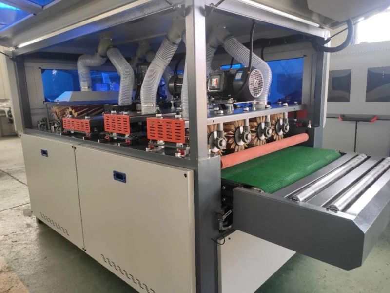 Automatic Brush Sanding Machine Heavy Duty CNC Plywood Profile Sander Panel Brush Sanding Machine