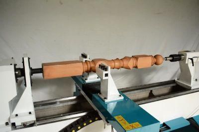 CNC Wood Lathe Machine for Turning Wooden Legs, Staircase, and Baseball Bat