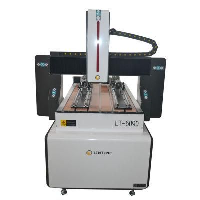 Wood Crafts Making Machine 4 Axis Advertising CNC Router 60*90*20cm
