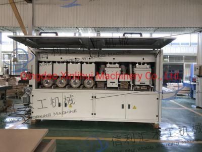 Woodworking Wide Profile Sander Vertical Sanding Machine 1000mm 3 Sided Wood Sanding Machine for Top and Edge Profile Sander