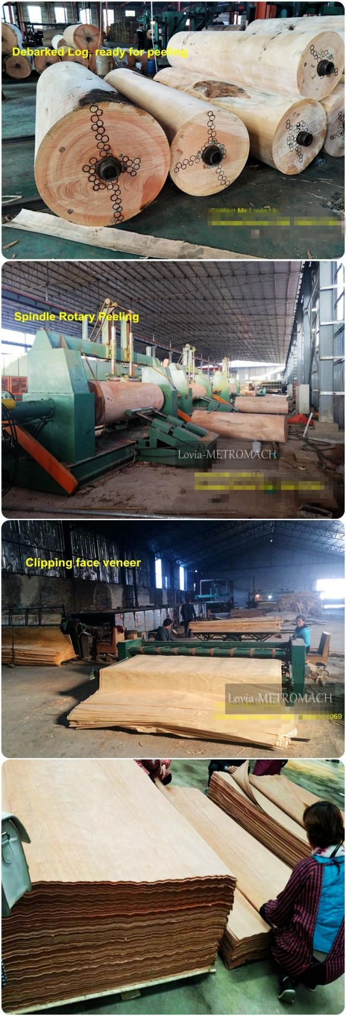 2600mm Spindle Peeling Lathe for Okoume Face Veneer
