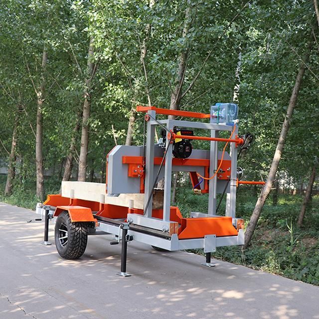 Best Selling Used Portable Wood Sawmill with Mobile Wheel for Sale