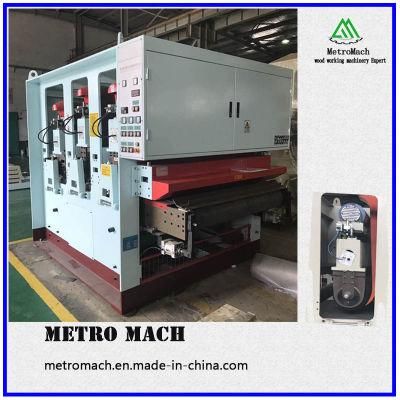 Heavy Model Wide Belt Sander / Three Sand Frame Contact Calibrating Sanding Machine