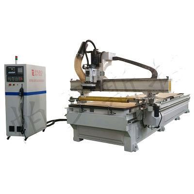 High Version Double Mesa Wood Cutting Machine Cutting and Drilling for Sofa and Other Furniture Wood