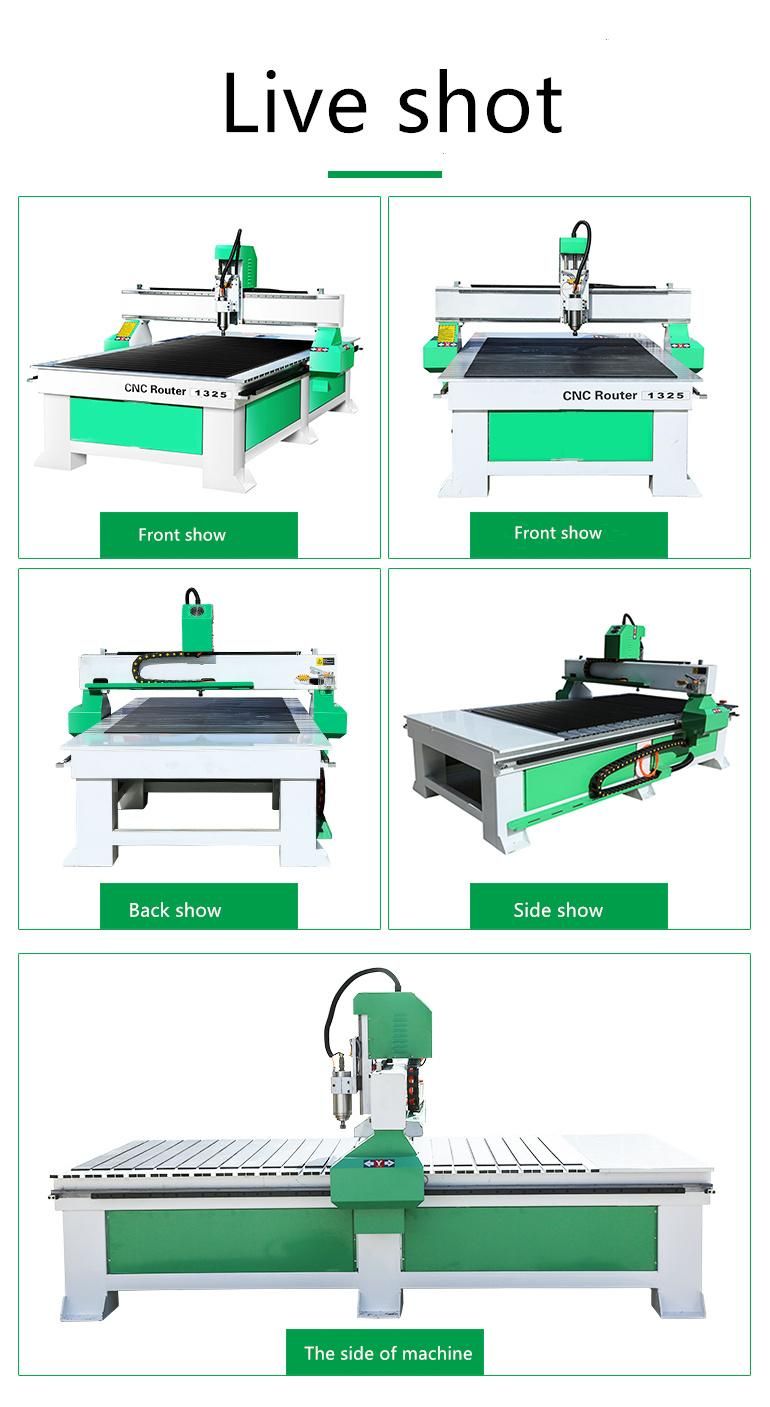 Ce FDA 1325 Disk Automatic Tool Change CNC Cutting Machine Wood CNC Router Machine