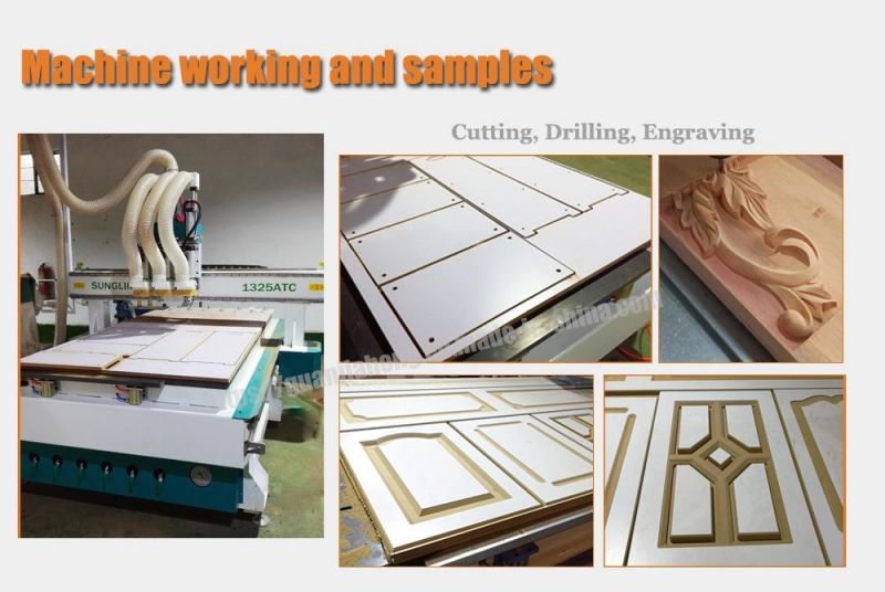 Fuiniture Engraving Machine, Multi-Wortage Atc CNC Router for Wood Door, Cabinet, Wardrobe