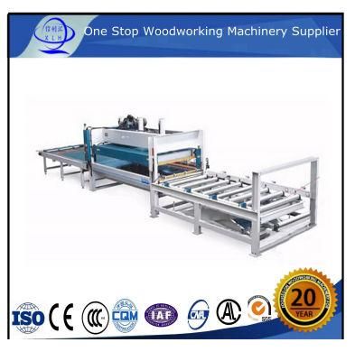 Melamine Plain Particle Board Lamination Press Machine/ Automatic Make The Top Surface Veneer Hot Pressing Machine