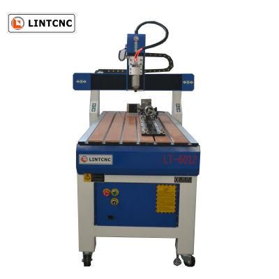 6012 4 Axis CNC Router Round Wood Working Machine with Rotary Attachment