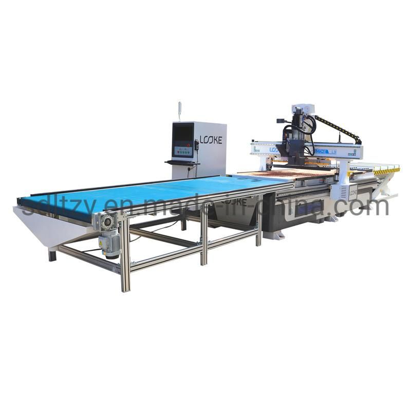 Atc Wood CNC Wooden Panel Processing Linear Type Automatic Router 1325 2040 9kw