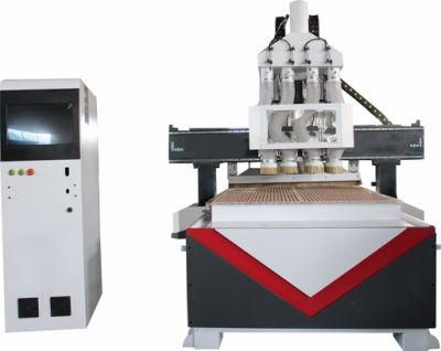 Four Processes 1325 Wood Machine CNC Router Automatic Wooden Furniture Making Machine