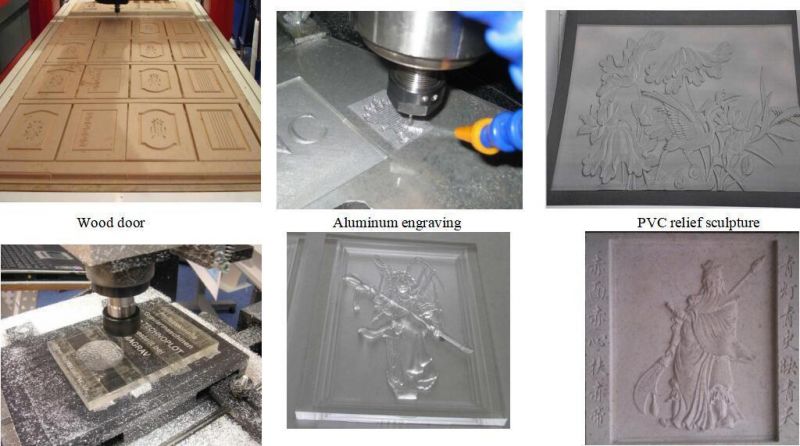 3D Wood Marble Stone CNC Engraving Machine Fx1224