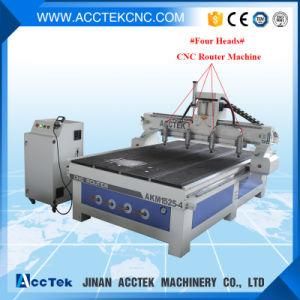 Akm1525-4 CNC Router with 4 Spindles for Wood/ Multi Heads CNC Wood Router