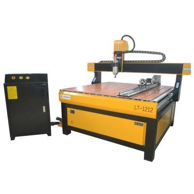 Shandong Jinan Wood Engraving Machine 6090 1212 1218 1224 1325 4axis CNC Router for Sale