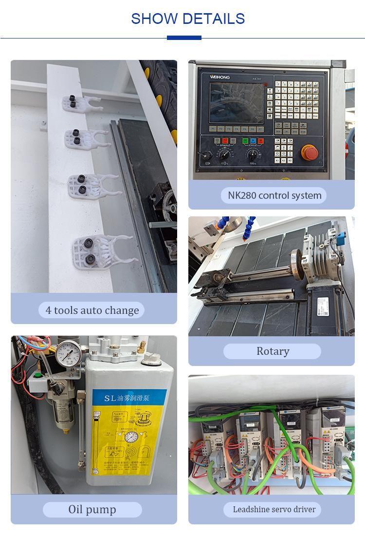 Mini CNC Router 6060 Desktop for Metal Aluminum Mold Making Machine Atc