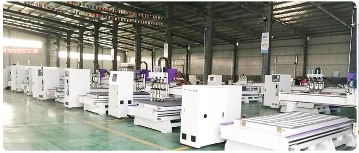Jinan 3 Axis Pneumatic Spindles Atc CNC Machine Routers