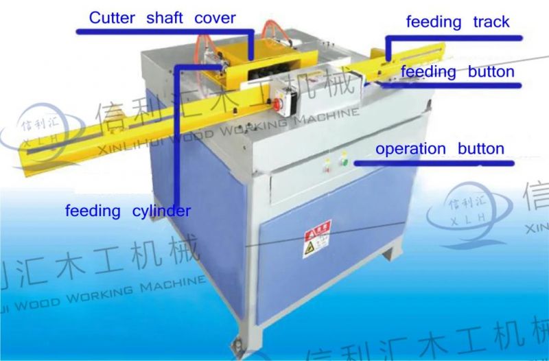 Regenerated Wood Reconstituted Wood Pallet Cutting Machine Wood Pallet Groove Stringers Notcher/Wood Notching Wood Pallet Groover for Sale