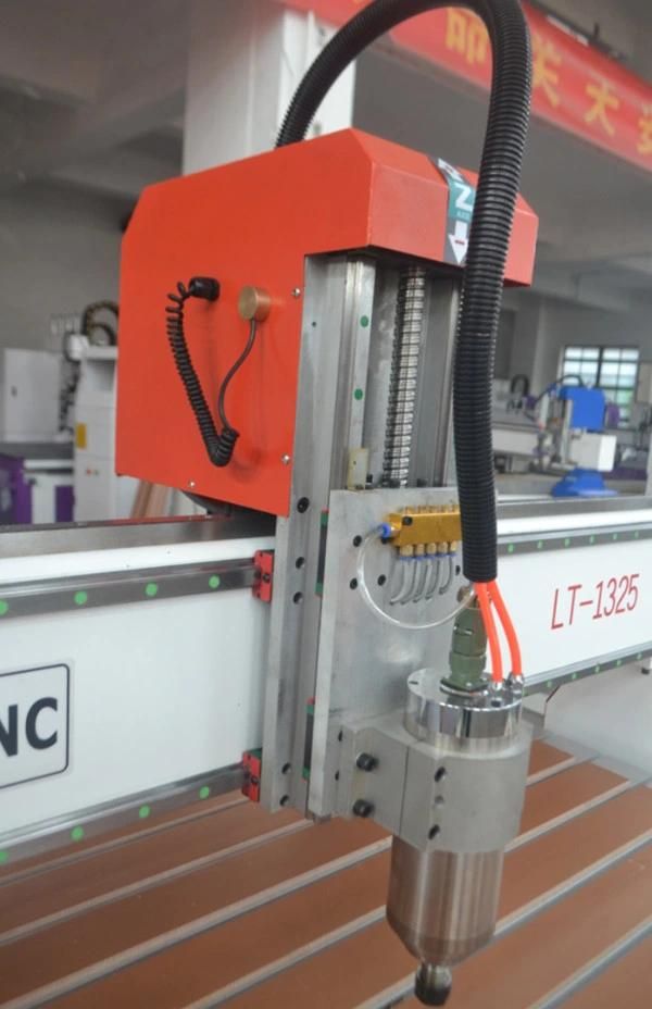 3.0kw 4.5kw Water Cooling Spindle 4axis 3D 1325 Stone CNC Router with Water Tank
