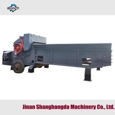 1600-800 Drum Type Electric Wood Chipper Shredder Provided Gearbox 1 Year Retail Motor Construction Works