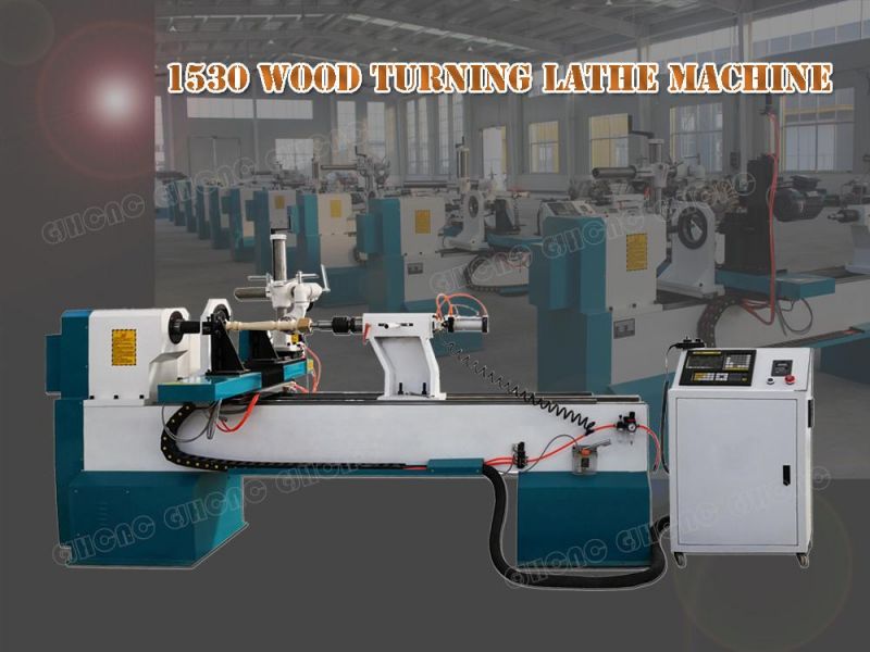 1530 Wood Lathe Machine, CNC Wood Turning Lathe with Engraving