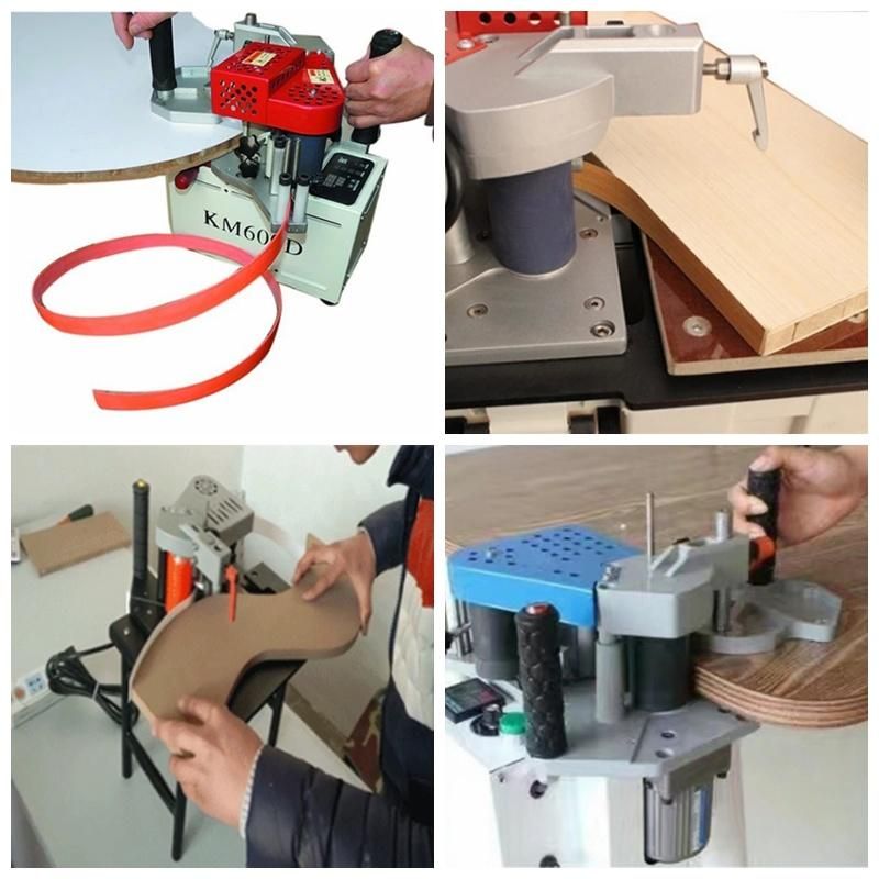 Portable Woodworking Tool Edge Bander for Furniture Making/ Woodworking Ajustable Speed Control Manual Edge Banding Machine 110V/220V
