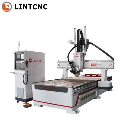 CNC Wood Milling Machine Atc Rotating Spindle 180 Degree Foam Wood MDF Carving CNC Router 1325 9020 1530 9kw Servo Motor Vacuum Working Table