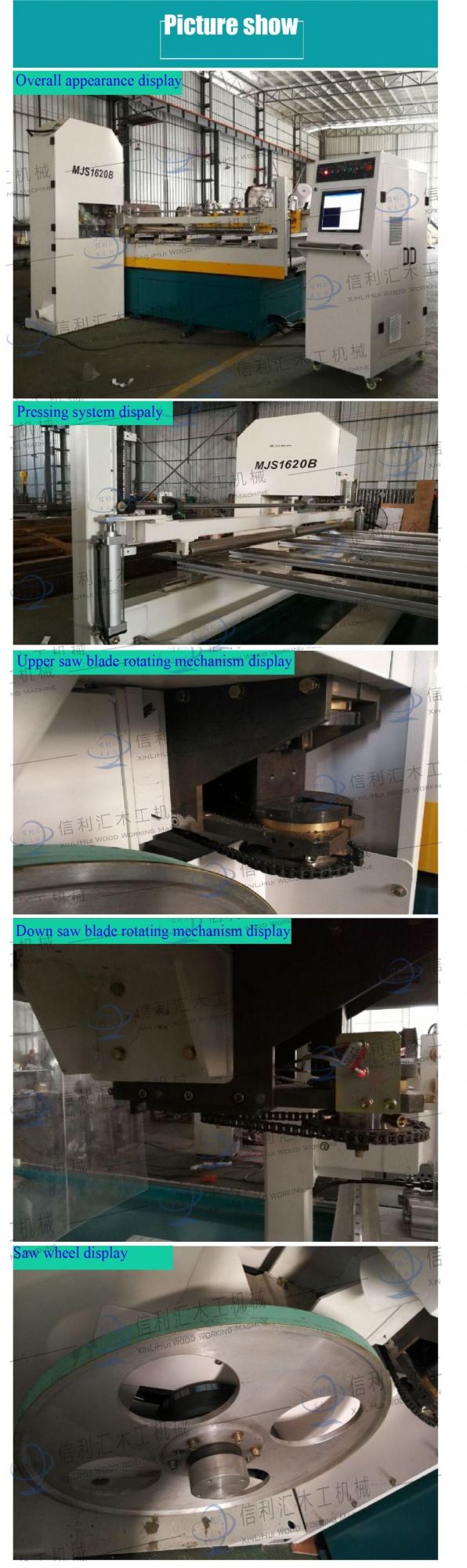 Wood Timber Scroll Curve Cutting Machine CNC Vertical Bandsaw for Wood Band Sawing Machine (Vertical Band Saw) Chipboard Panel, MDF Board, Scie a Ruban