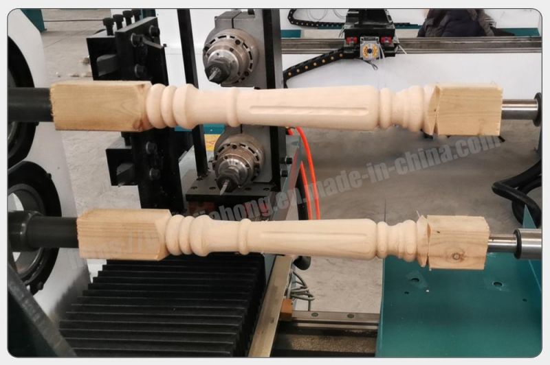 Two-Axis 1516 CNC Wood Lathe, Automatic Turning Machine