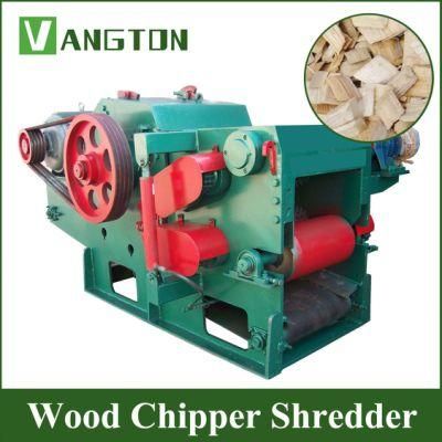 Free Base, Easy Installation Bamboo Wood Shredder Crushing Machine