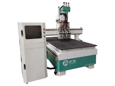 Pneumatic 3 Heads 3D Router Machine with Good Quality