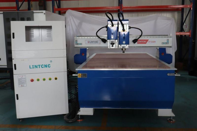 Woodworking Machinery Cutting Engraving Milling Machine CNC Router 1325 2030 with 4 Axis Rotary for Aluminum Wood MDF Furniture Working Cabinet Production Lines