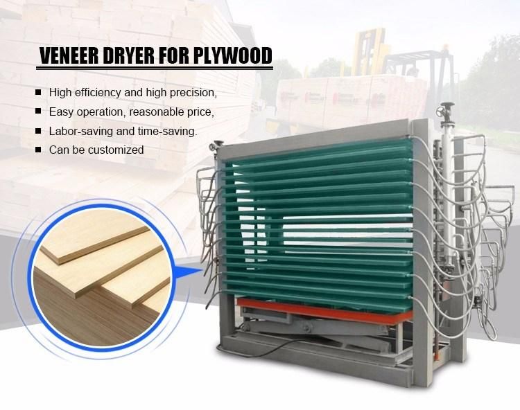 15layers Woodworking Machinery Hot Press Veneer Dryer Machine