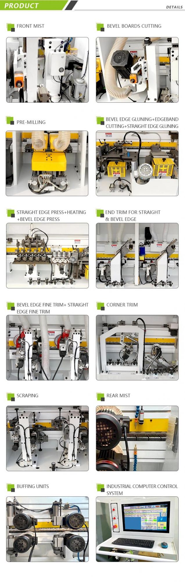 Automatic Inclination Edge Banding Machine