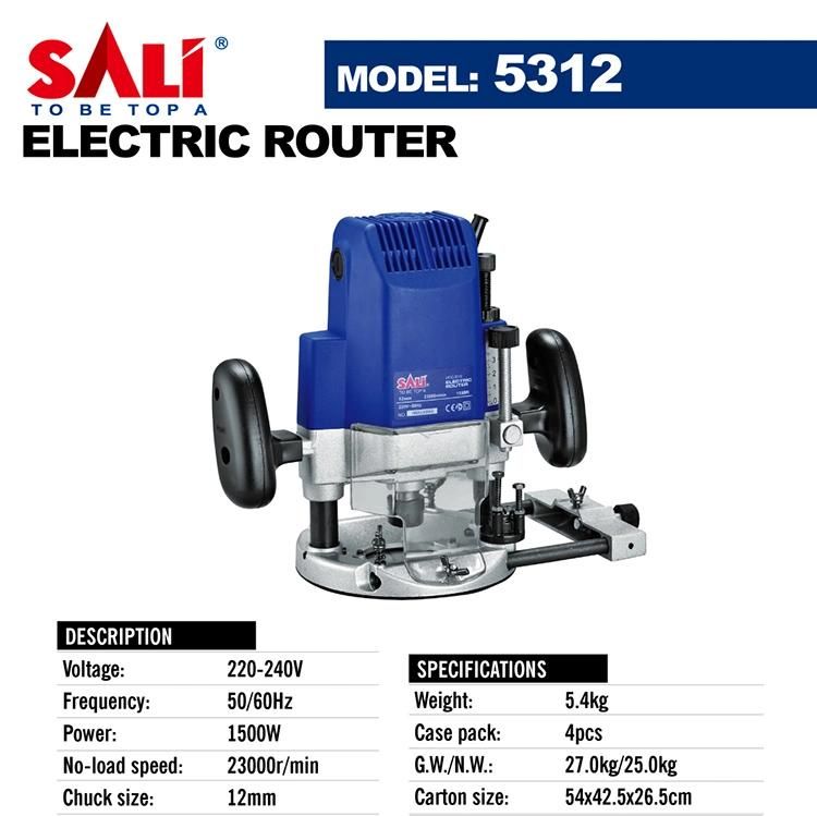 Sali 5312 12mm 1500W Professional Quality Wooden Electric Router