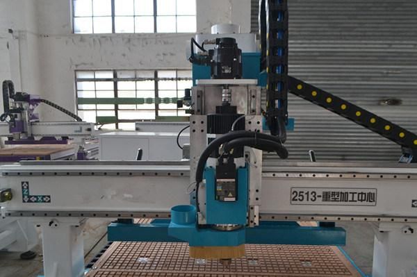 9.0kw Air Cooling Spindle  Disc Tool Changer Magazine 1325 Wood CNC Router Machine