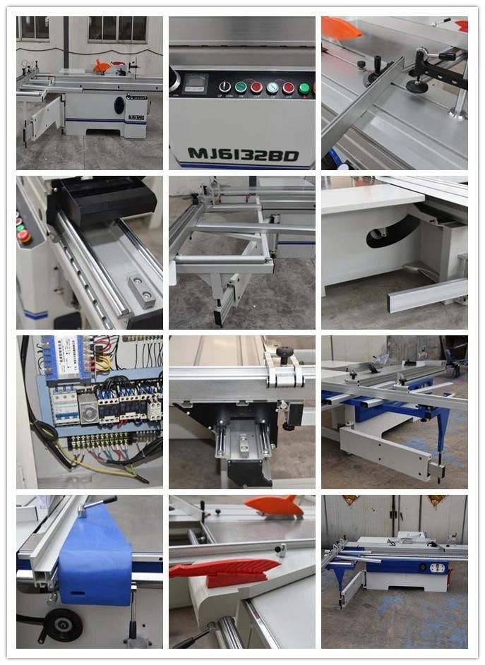 Mj6132tz Horizontal Sliding Table Saw Woodworking Cutting Machine