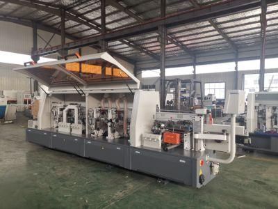 CNC Full Automatically Woodworking PVC Wood Profile Coating Edge Banding Machine