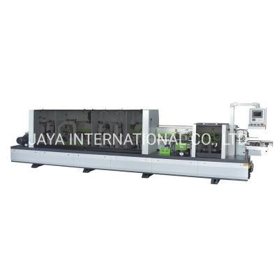 automatic linear woodworking through feed multifunction 45 degree angle edge banding machine for wood