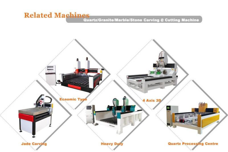 Heavy Duty Stone, Wood CNC Router Engraving Machine, Stone CNC Router